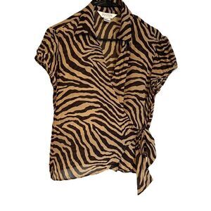 Animal Print Blouse